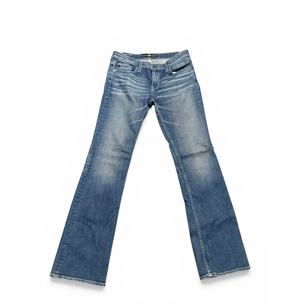 Big Star Women's 1974 Remy Low Rise Boot Cut Jeans Sz 29L Stretch Medium Wash